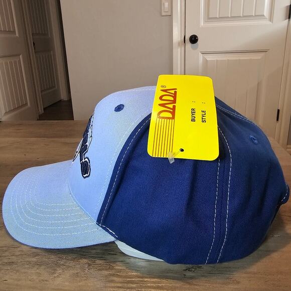 Vintage North Carolina Tar Heels Strapback Hat Cap Blue UNC Two Tone NCAA Retro - Picture 3 of 8